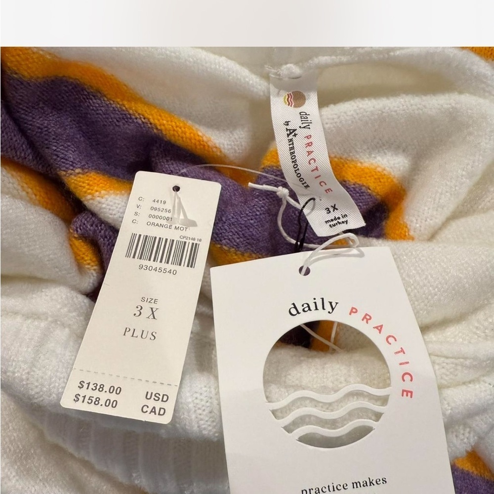 Anthropologie Daily Practice Karigan Midi Sweater Dress Turtleneck 3X Cabin Core - Picture 8 of 8